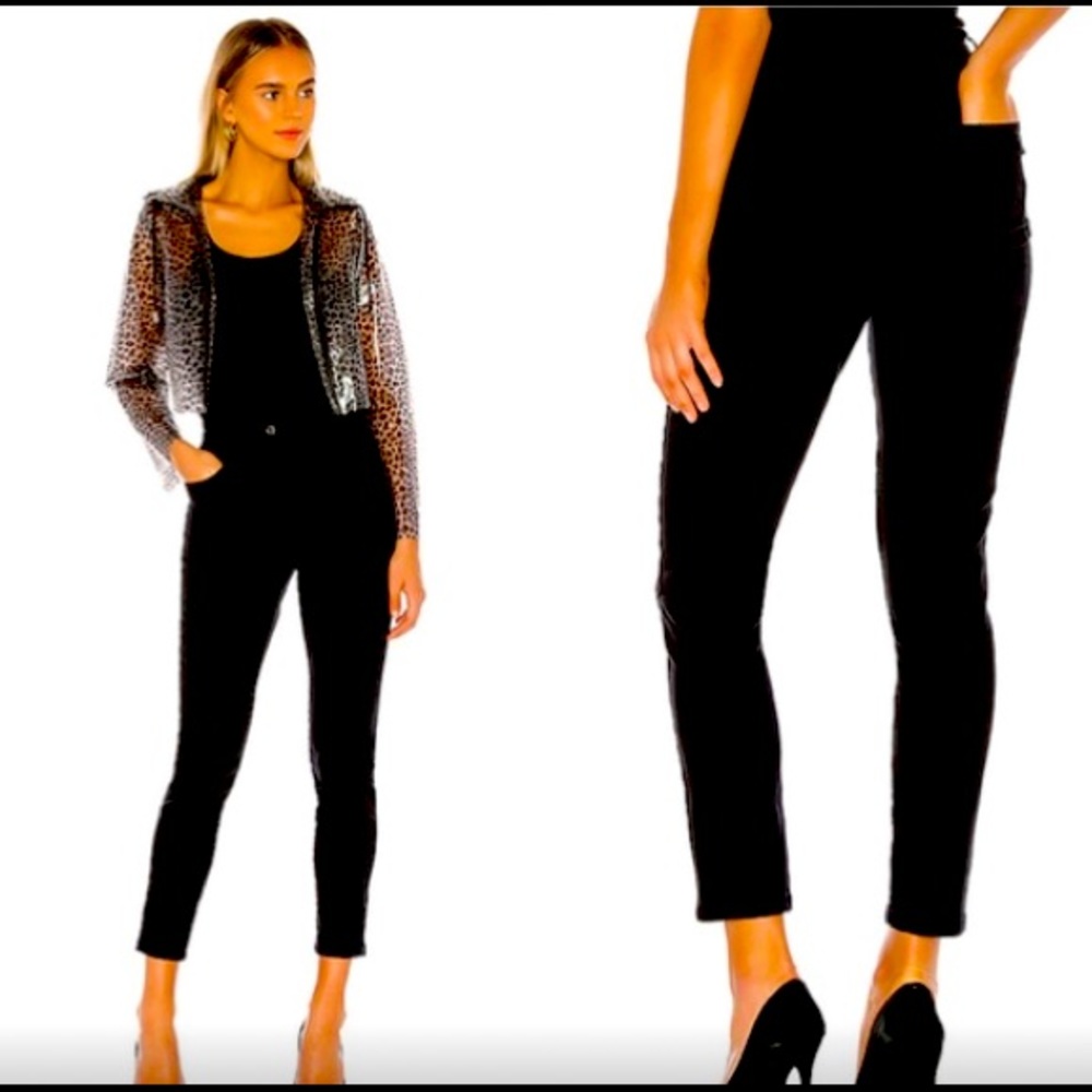 SUPERDOWN Carlotta Skinny Jean Black Vintage Wash